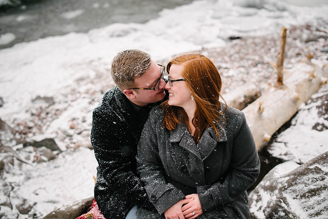 Duluth Winter Engagement Session