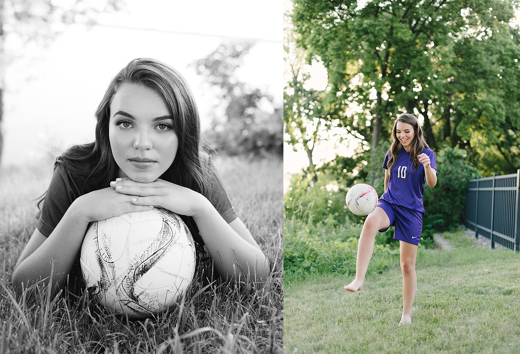 soccer player senior photos