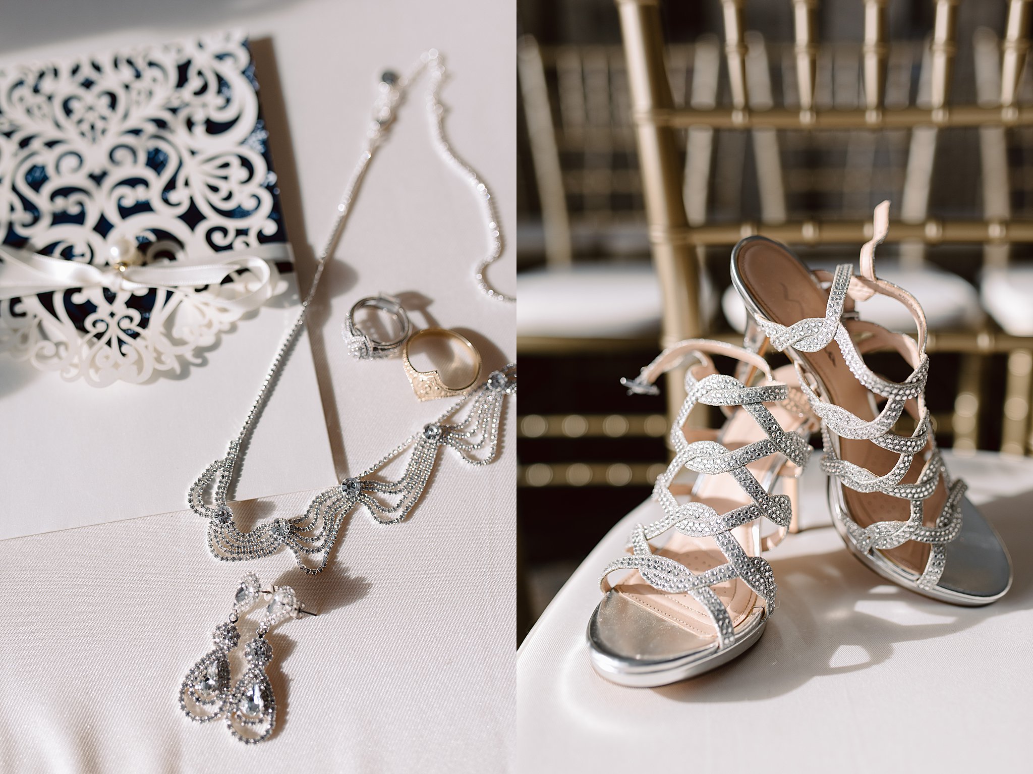 bridal shoes and jewelry