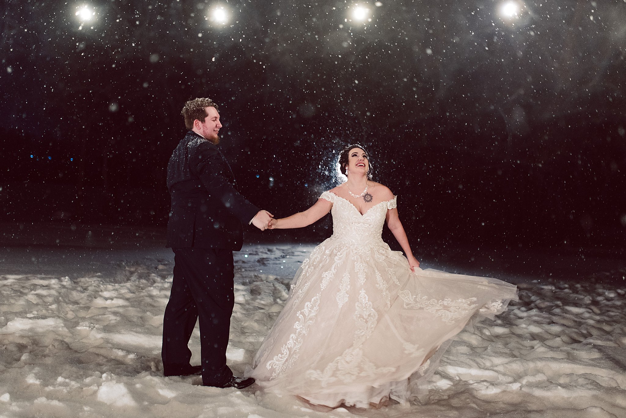 blackberry ridge golf club winter wedding