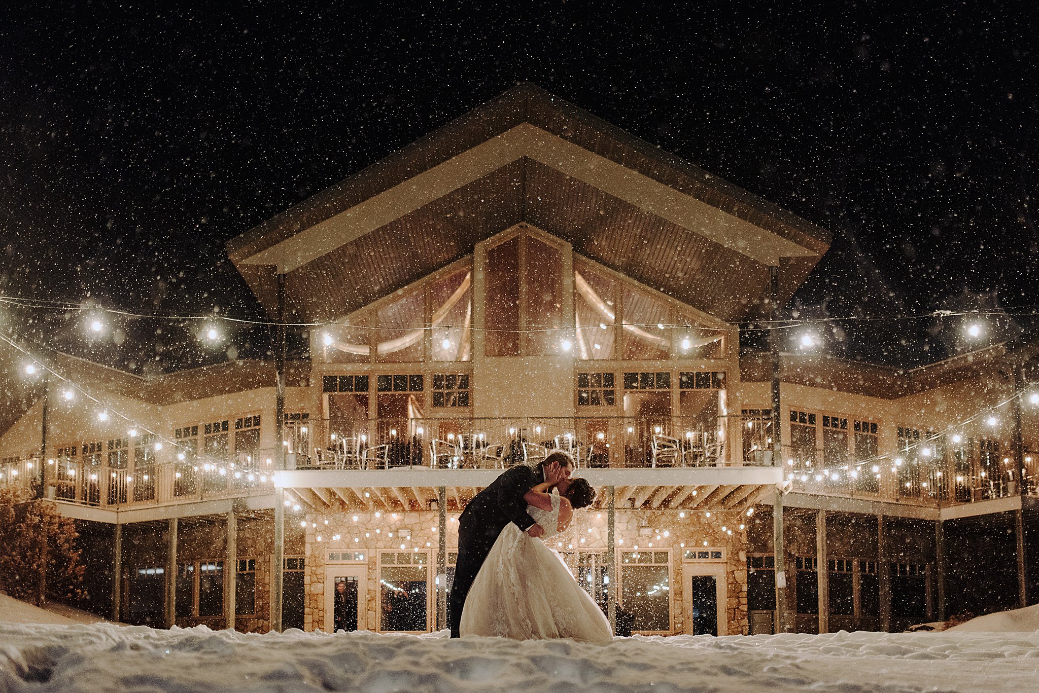 blackberry ridge golf club winter wedding