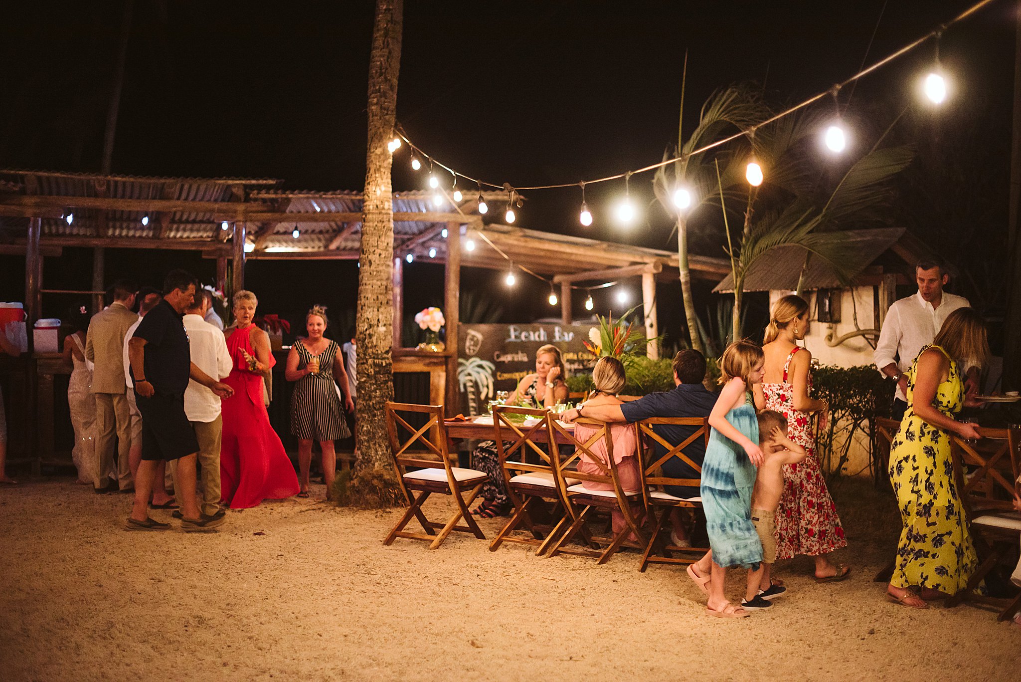 Tides Oceanfront Resort wedding reception Costa Rica