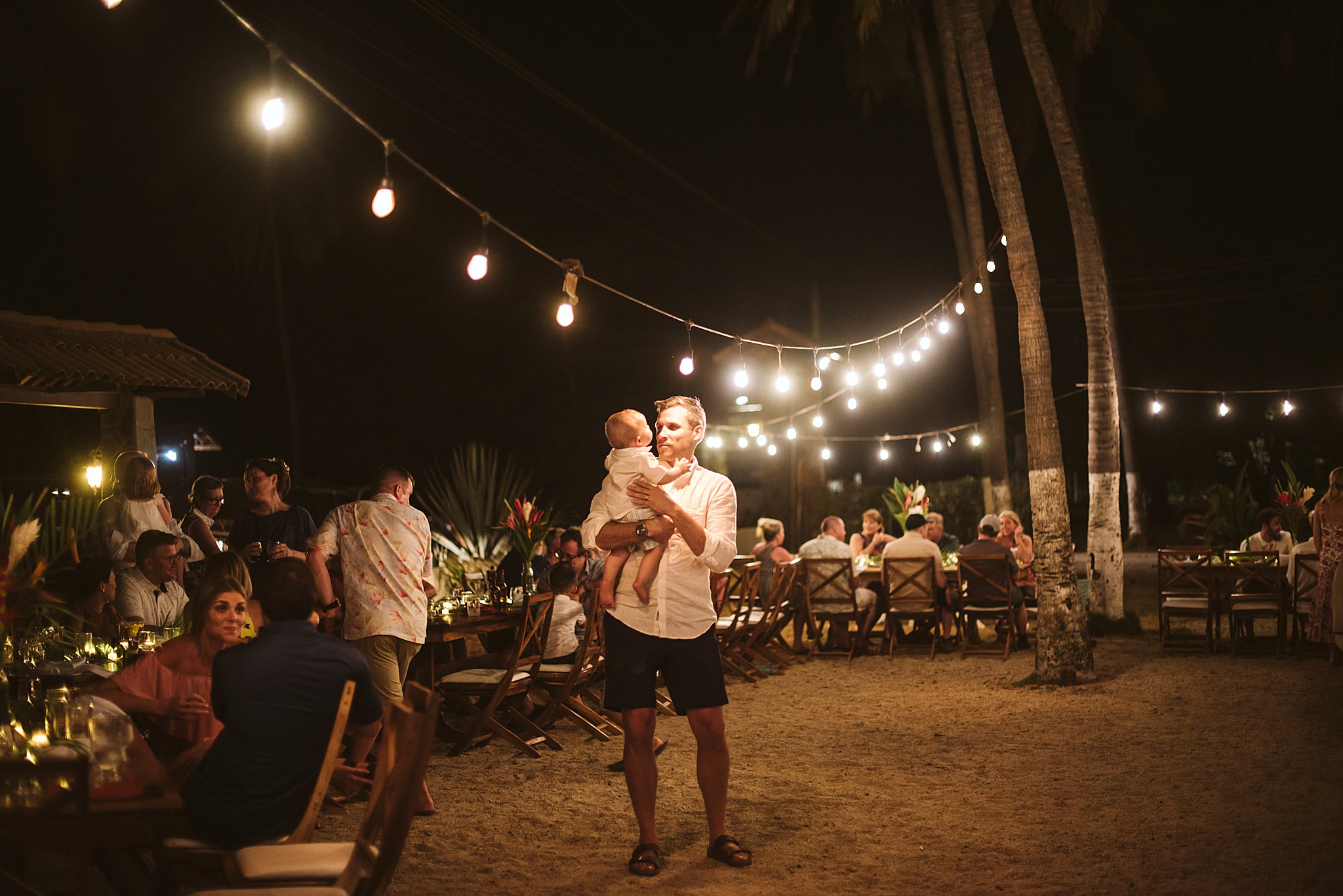 Tides Oceanfront Resort wedding reception Costa Rica