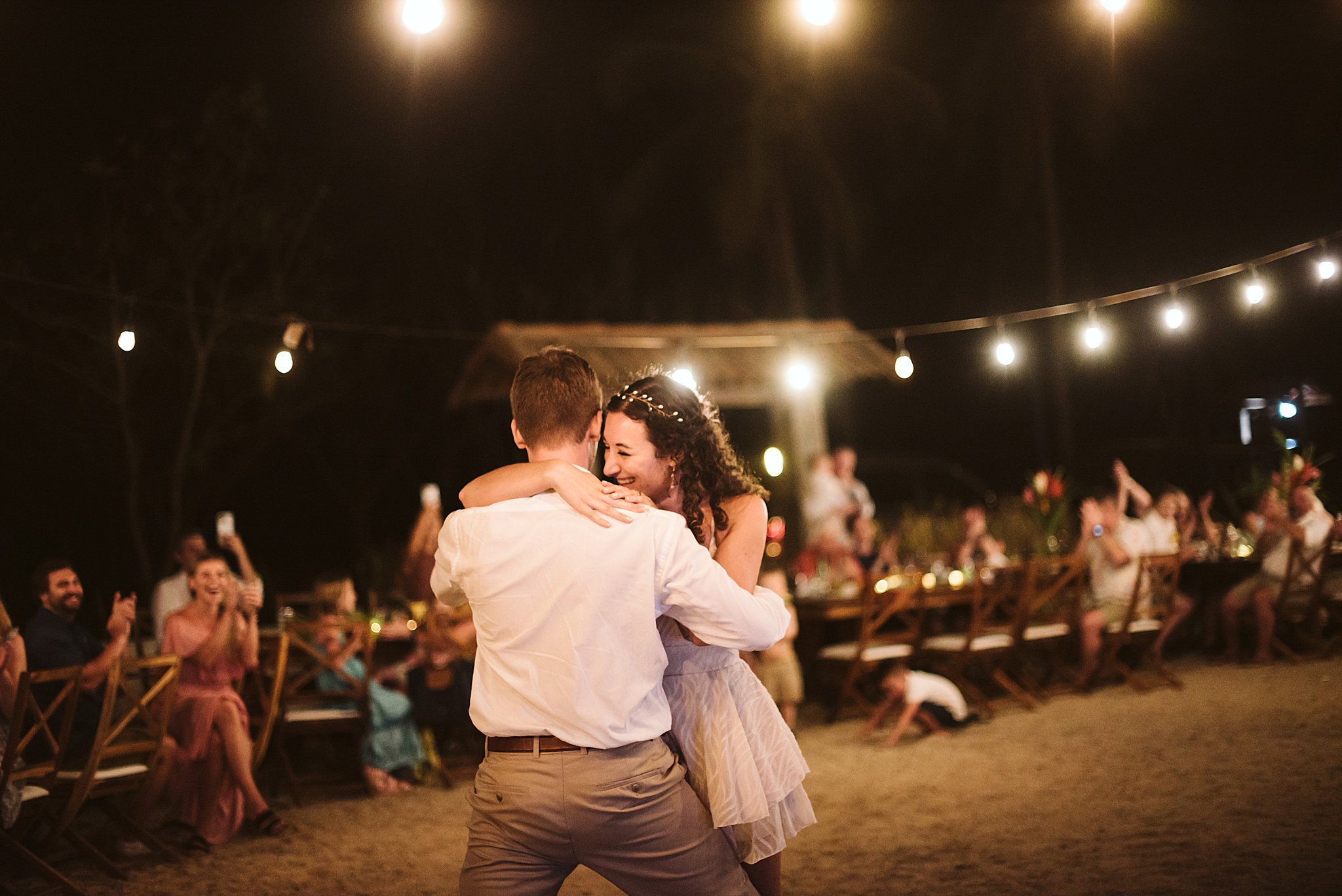 Tides Oceanfront Resort wedding reception Costa Rica