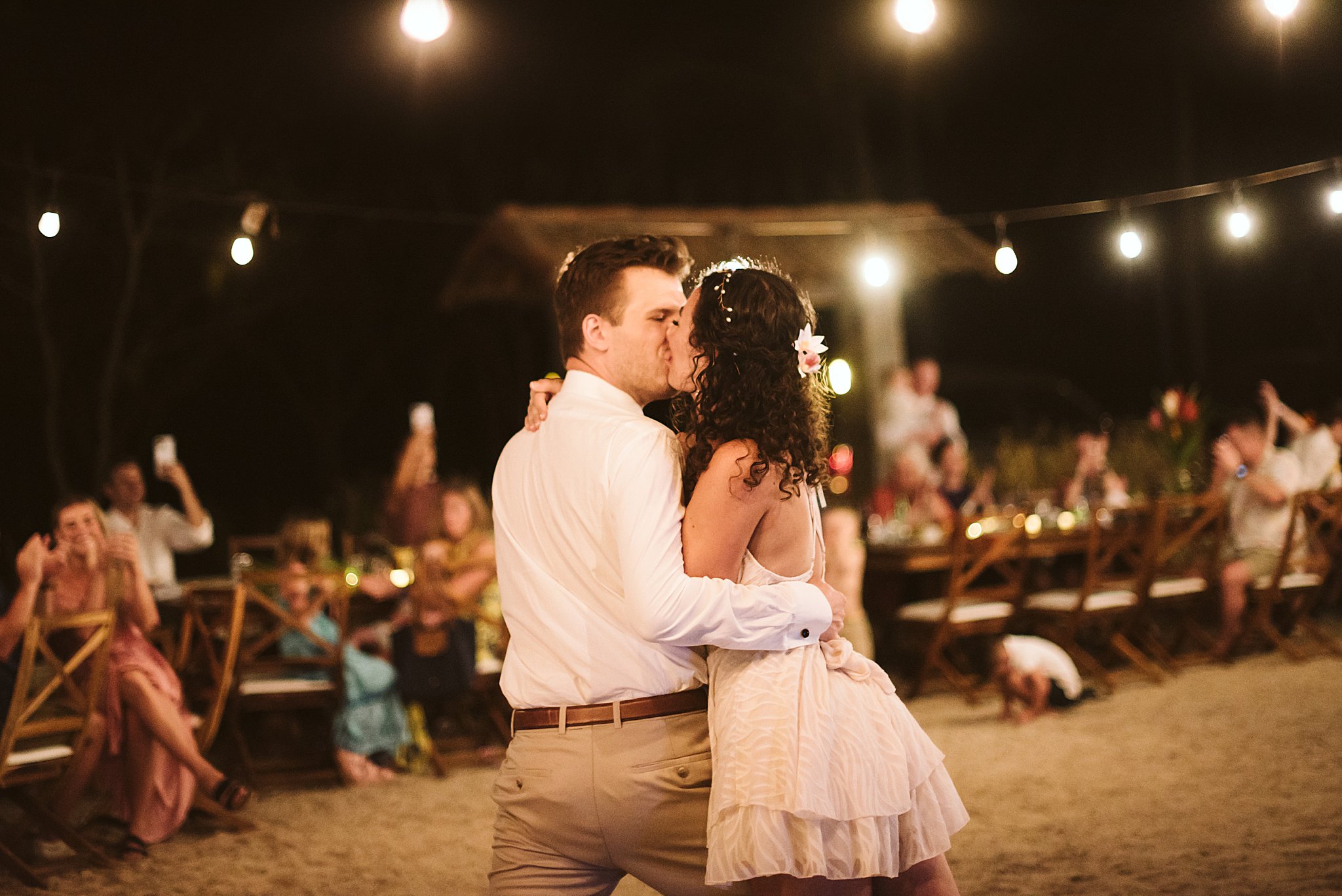 Tides Oceanfront Resort wedding reception Costa Rica